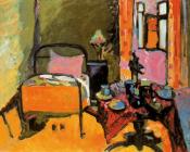 瓦西里 康丁斯基 : Bedroom in Aintmillerstrasse